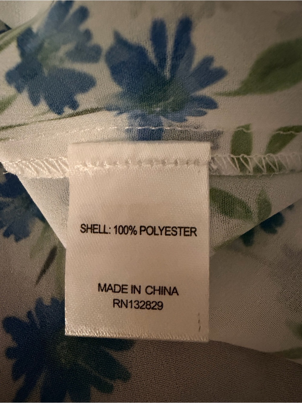 Tularosa Brogan White Mini Dress with Blue Floral Print S - Picture 6 of 13